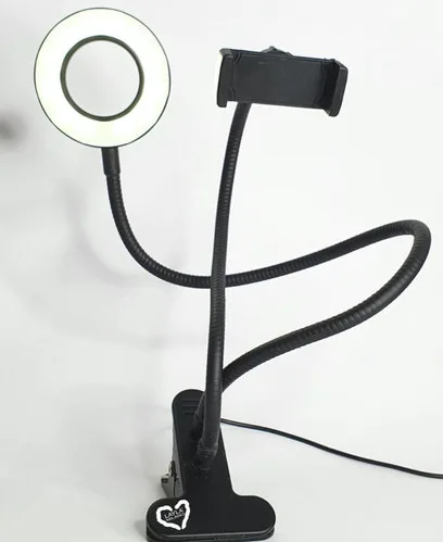 רינג צילום שולחני שחור/לבן