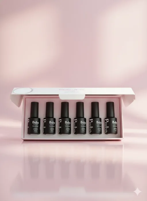 BUBA LIQUID BASE- מארז 6 י';ח ליקוויד בייס בובה 16 מ";ל