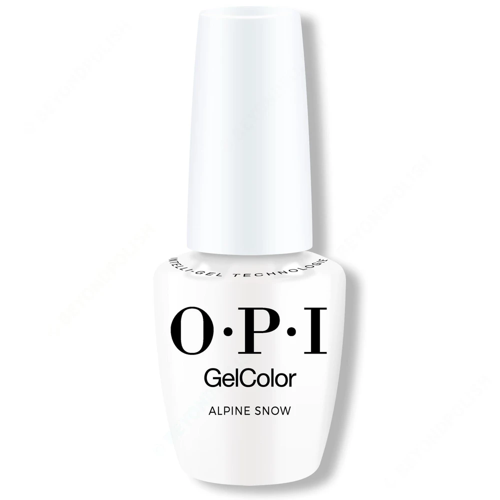 O.P.I GEL COLOR ALPINE SNOW לק ג';ל 15 מ";ל