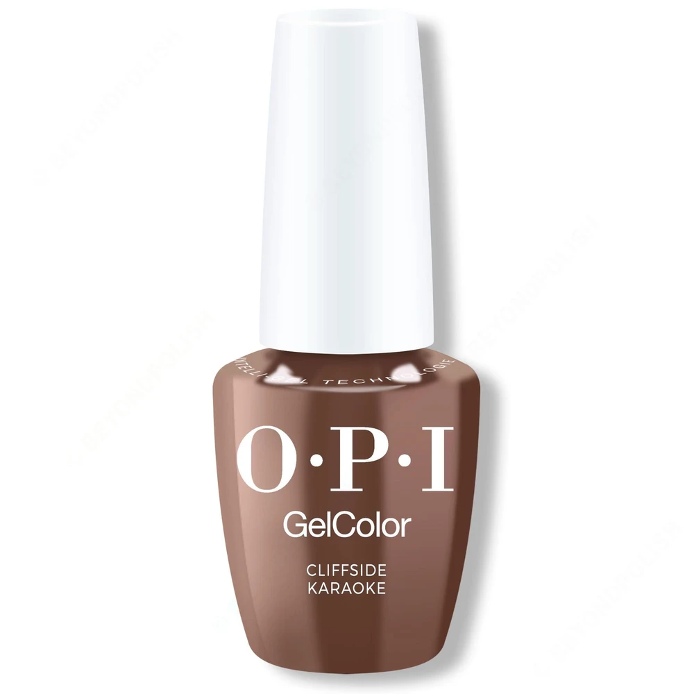 O.P.I GEL COLOR CLIFFSIDE KARAOKE לק ג';ל 15 מ";ל