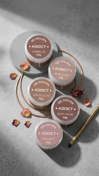 GEL BUILDER ADDICT- BEIGE EDGE בילדר אדיקט בז'; אדג'; 50 מ";ל