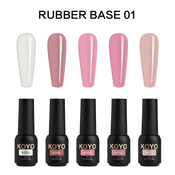 KOYO- RUBBER BASE WITH COLOR SET 01