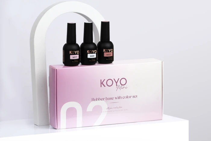 KOYO- RUBBER BASE WITE COLOR SET 02