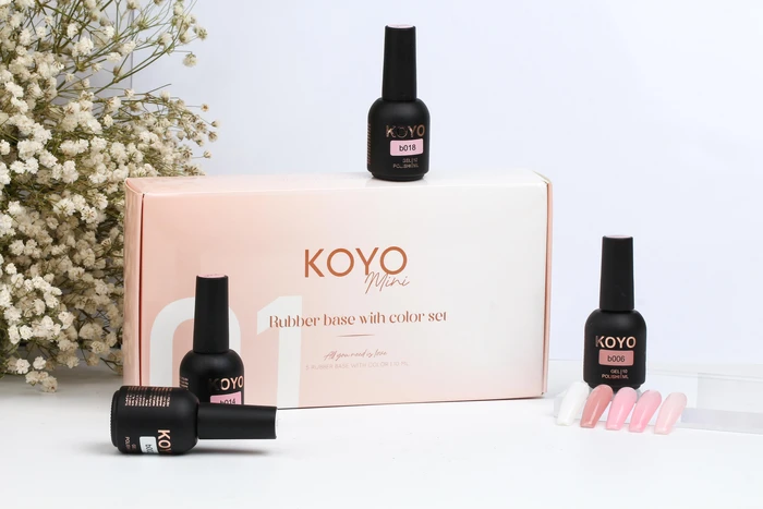 KOYO- RUBBER BASE WITH COLOR SET 01