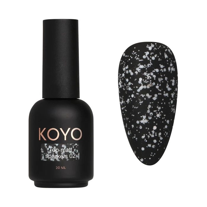 KOYO top matt sparkels 02 טופ קויו (20 מ'ל)