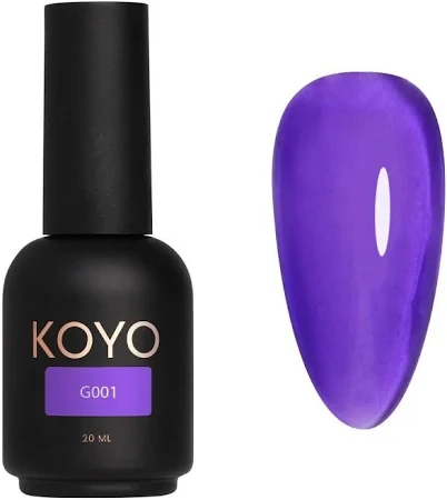 KOYO- G001 קויו לק ג''ל 20 מ''ל אפקט זכוכית