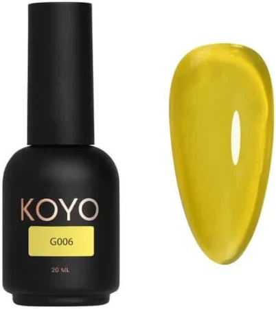 KOYO- G006 קויו לק ג''ל 20 מ''ל אפקט זכוכית