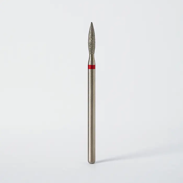 ראש מניקור יהלום להבה אדום- קוטר 2.1 מ"מ