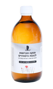 שוורץ- מנקה מברשות לבונות ציפורניים ליטר