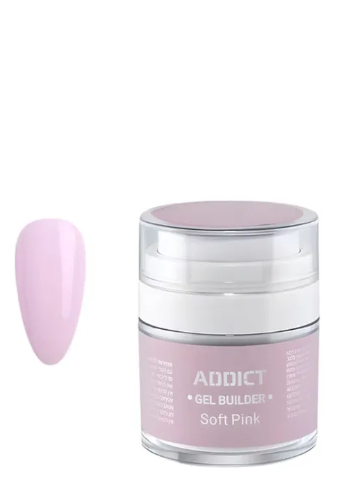 GEL BUILDER ADDICT- SOFT PINK בילדר אדיקט סופט פינק 30 מ"ל