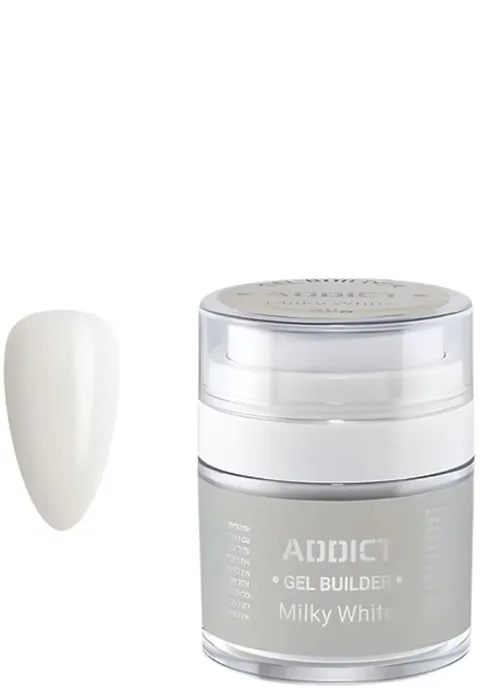 GEL BUILDER ADDICT- MILKY WHITE בילדר אדיקט מילקי וויט 30 מ"ל