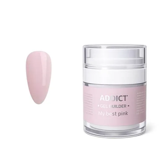 GEL BUILDER ADDICT- MY BEST PINK בילדר אדיקט מי בסט פינק 30 מ"ל