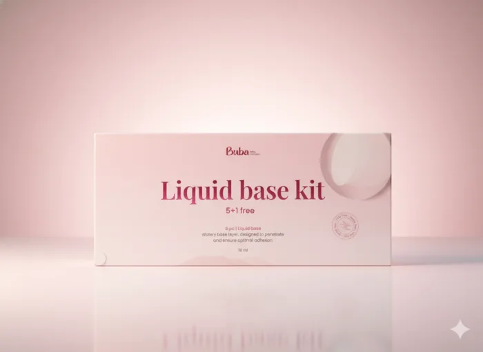 BUBA LIQUID BASE- מארז 6 י'ח ליקוויד בייס בובה 16 מ"ל