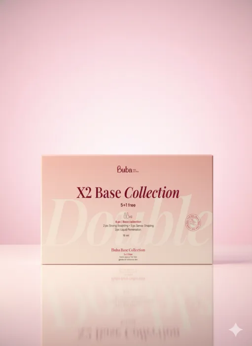 BUBA X2 BASE COLLECTION- מארז 6 י'ח בייס בובה 16 מ"ל