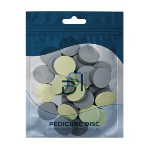 DSI סט 25 מדבקות ספוג למשייף עגול קוטר 25 מ"מ