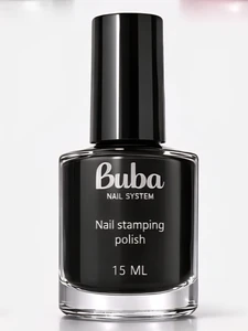 BUBA- לק חותמות בצבע שחור