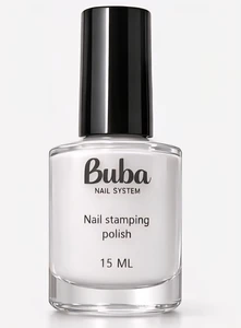 BUBA- לק חותמות בצבע לבן