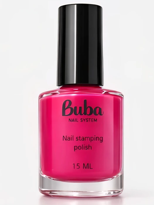 BUBA- לק חותמות בצבע ורוד