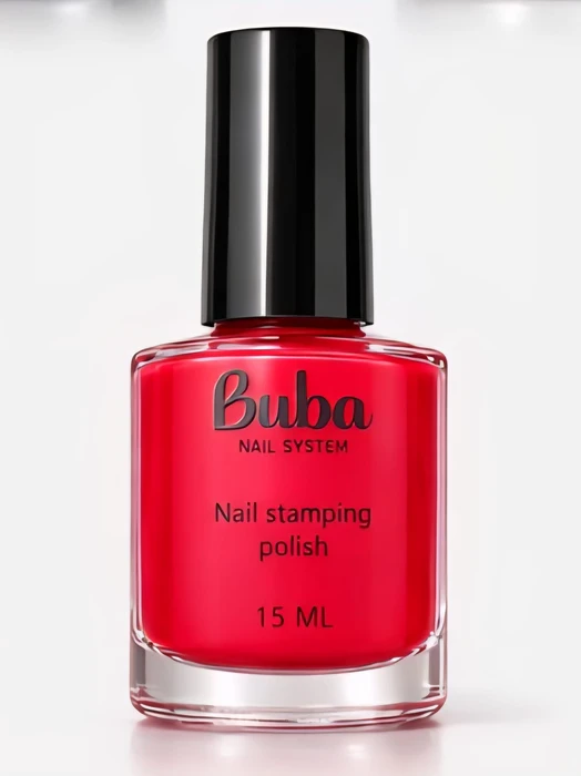 BUBA- לק חותמות בצבע אדום