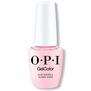 O.P.I GEL COLOR SUZI SHOPS-ISLAND HOPS לק ג'ל 15 מ"ל