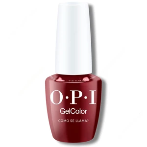 O.P.I GEL COLOR COMO SE LLAMA לק ג'ל 15 מ"ל