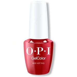 O.P.I GEL COLOR RED HOT RIO לק ג'ל 15 מ"ל