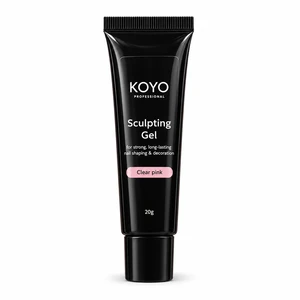 KOYO SCULPTING GEL- ג'ל פיסול ורוד שקוף